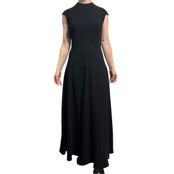 The Row Dresses & Skirts - The Row Erscher Cady Maxi Dress size 0 Black Cap Sleeve Pockets